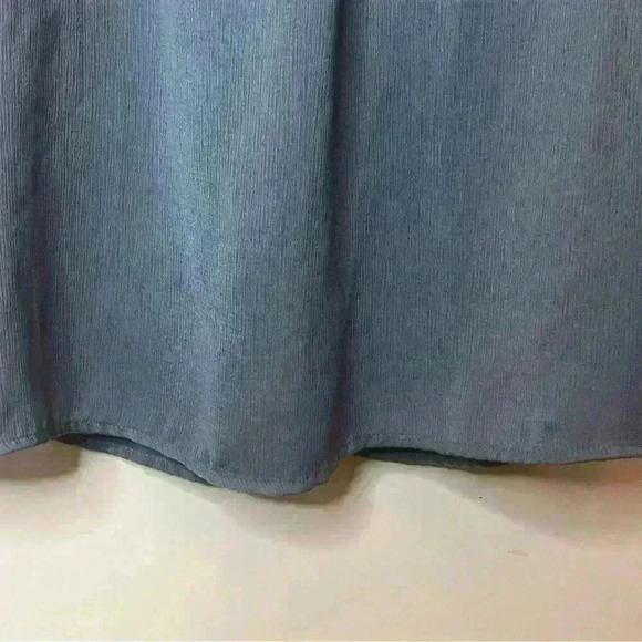 Maurices Dress Women Medium Blue Cold Shoulder Sewn Detail Knee Length Lined - Picture 5 of 9